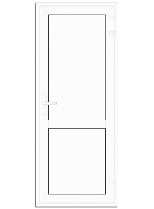 Входная пластиковая дверь без стекла 1000x2400 BRUSBOX AERO